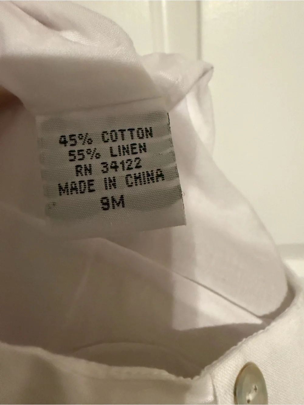 Carriage Boutique Baby Boy Linen Pleated Bubble Romper White Tan Size 9M